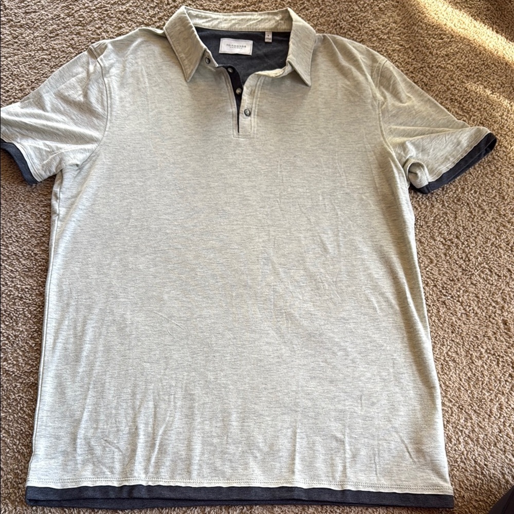 Men's Gray Polo Shirt